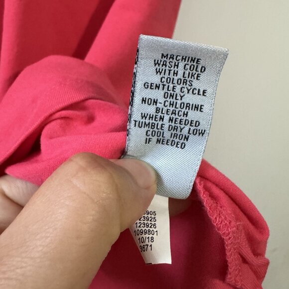 Catherines T Shirt Womens Sz 2X 22/24W Suprema Collection Short Sleeve Hot Pink - Picture 9 of 15